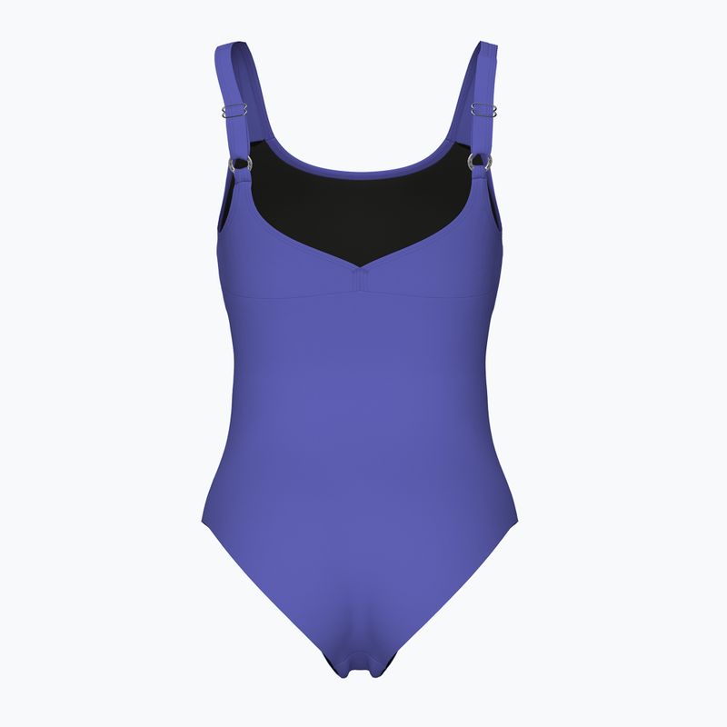 Strój pływacki jednoczęściowy damski arena Ginevra Wing Back violet 2