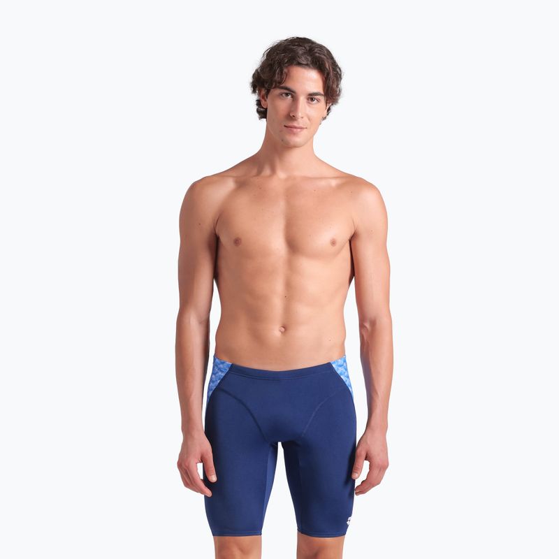 Jammery pływackie męskie arena Monogram Swim Jammer navy/blue mutlti 4