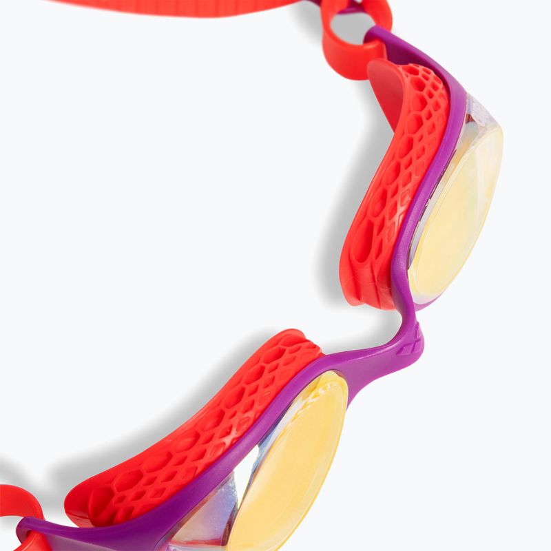Okulary do pływania dziecięce arena Air Jr Mirror yellow copper/plum/bright coral 5