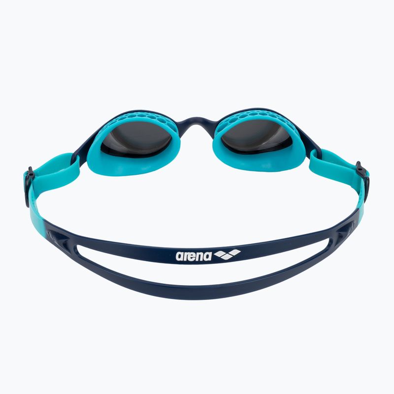 Okulary do pływania dziecięce arena Air Jr Mirror silver/navy/water 4