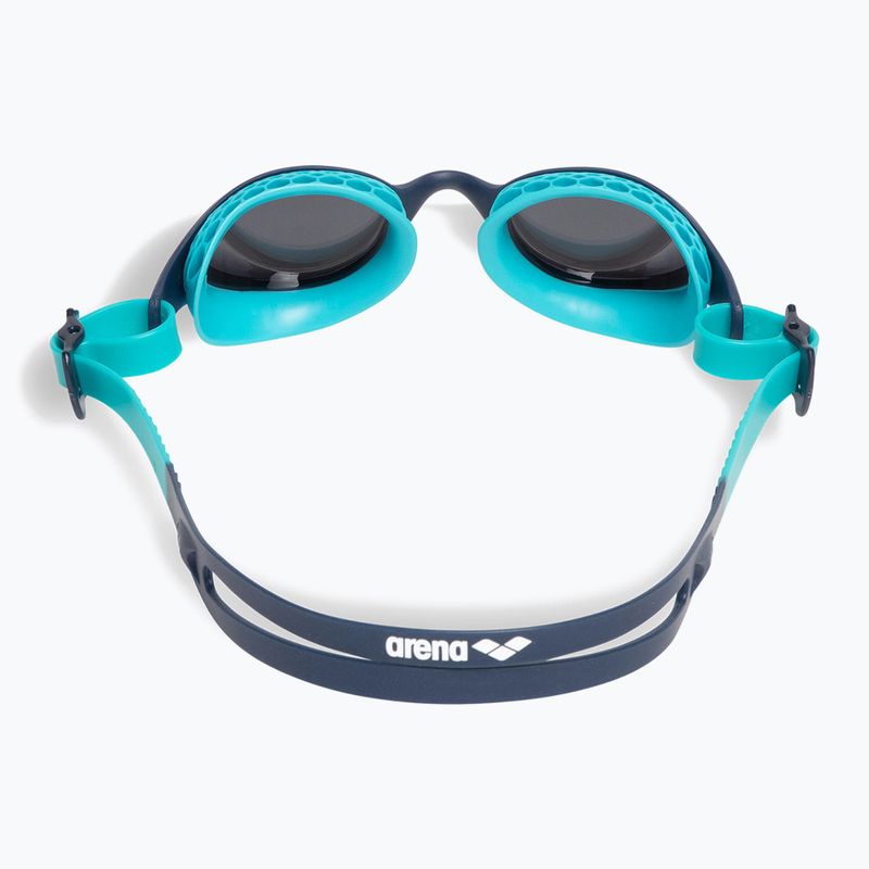 Okulary do pływania dziecięce arena Air Jr Mirror silver/navy/water 3