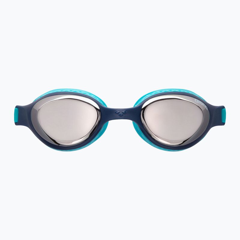 Okulary do pływania dziecięce arena Air Jr Mirror silver/navy/water 4