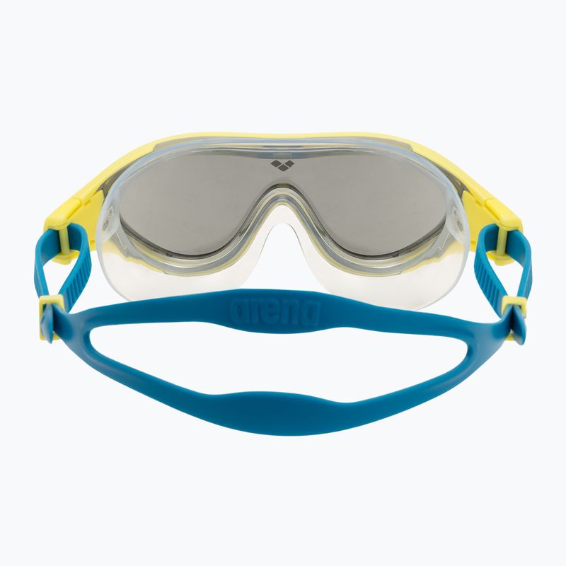 Okulary do pływania dziecięce arena The One Mirror Jr silver/soft green/blue cosmo 4