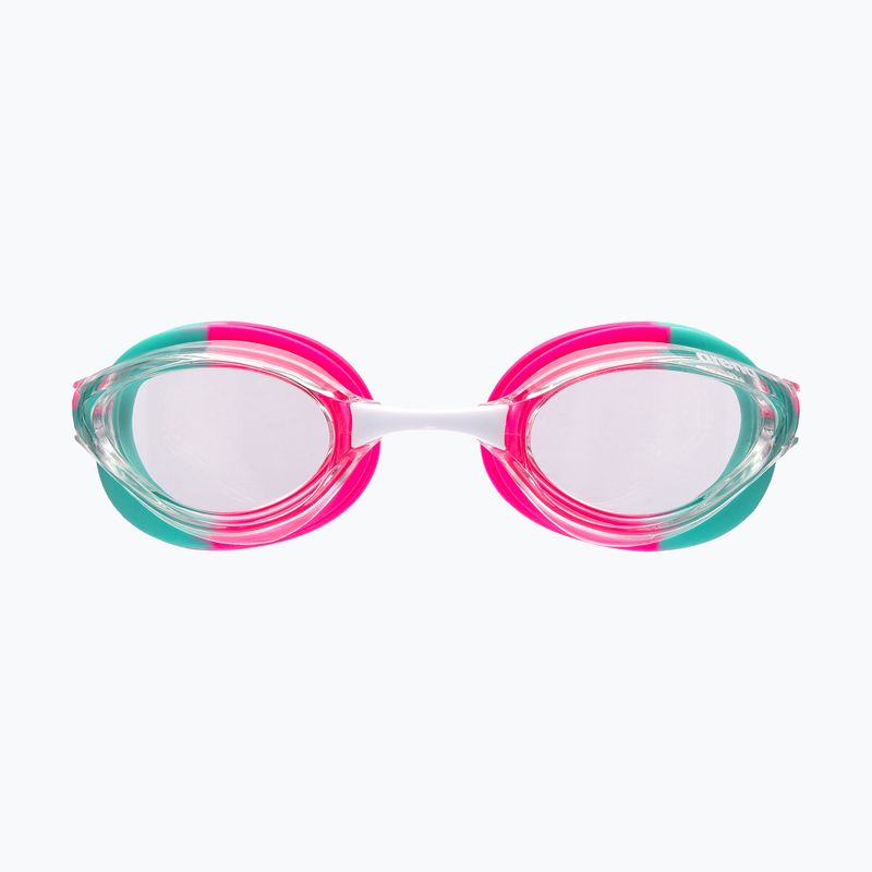 Okulary do pływania arena Python clear/shocking pink/water 4