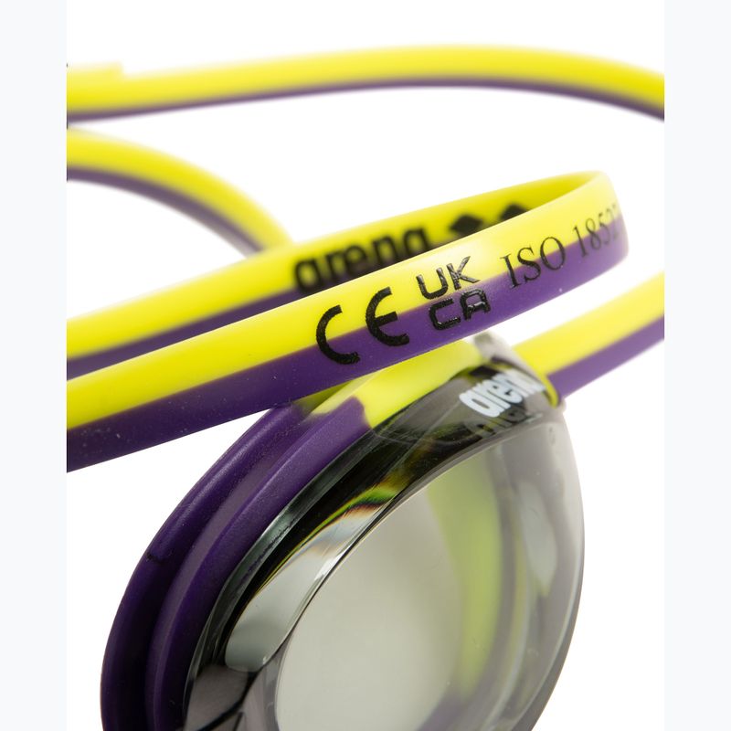 Okulary do pływania arena Python smoke/plum/artic lime 7