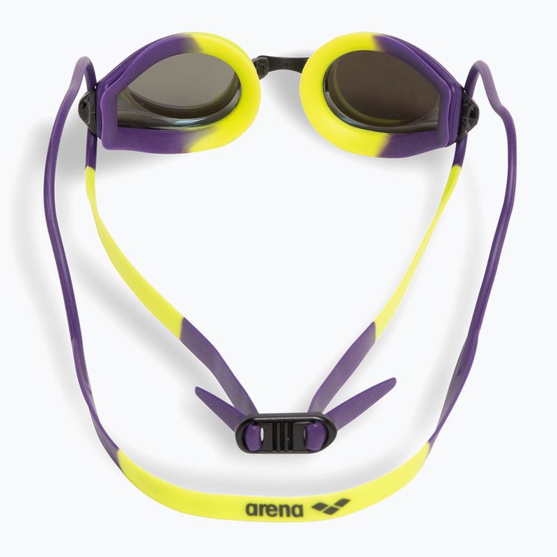 Okulary do pływania arena Tracks Mirror violet/plum/artic lime 3
