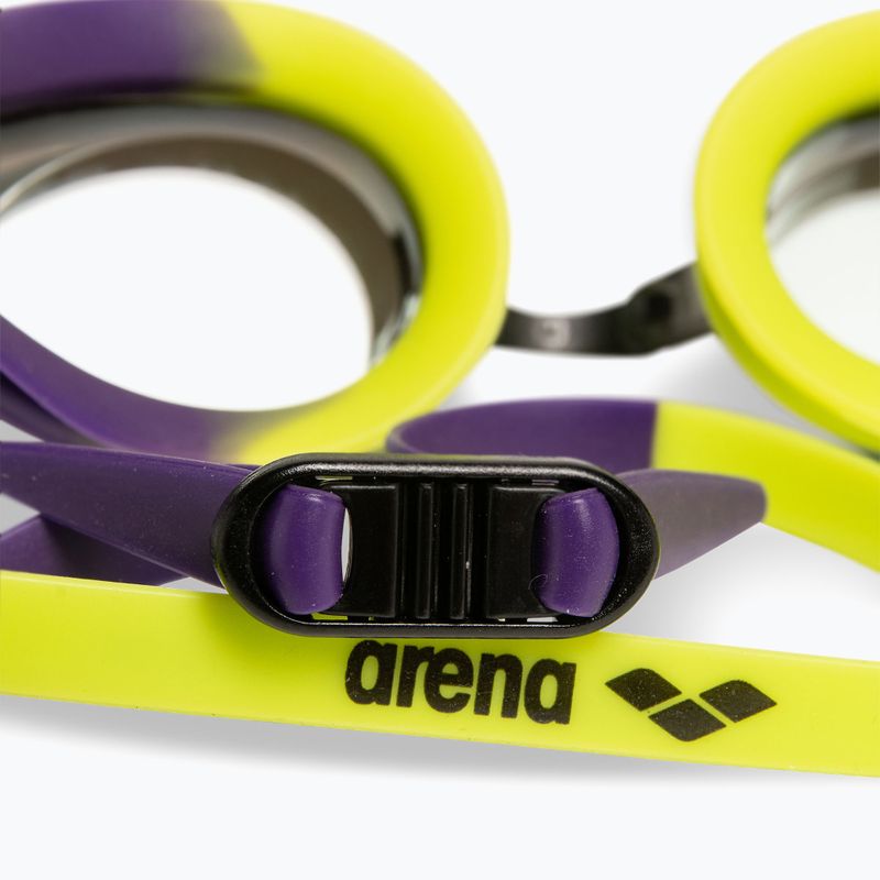 Okulary do pływania arena Tracks Mirror violet/plum/artic lime 6