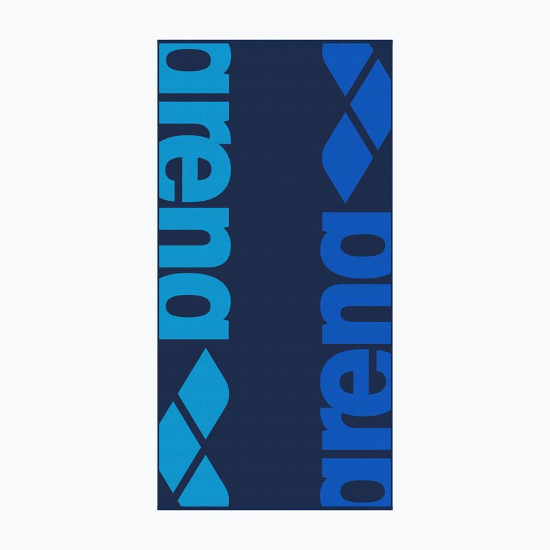 Ręcznik arena Logotype Velour navy multi
