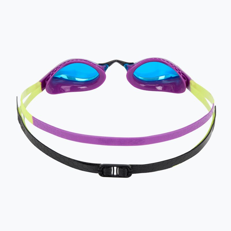 Okulary do pływania arena Air-Speed Mirror aqua/plum/artic lime 4