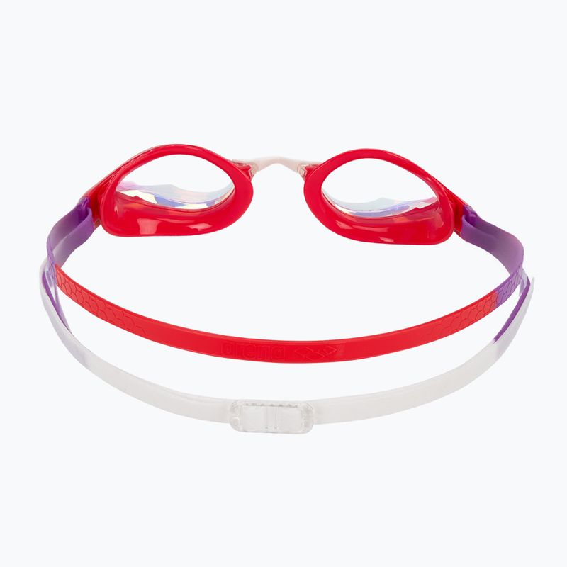 Okulary do pływania arena Air-Speed Mirror yellow copper/bright coral/plum 4