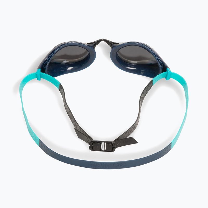 Okulary do pływania arena Air-Speed Mirror silver/navy/water 3