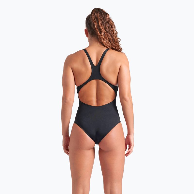 Strój pływacki jednoczęściowy damski arena Water Fluids Swim Pro Back black multi/black 7