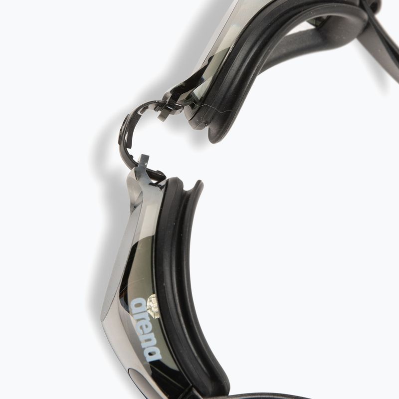 Okulary do pływania arena Zoom X-Fit Mirror silver/black/black 5