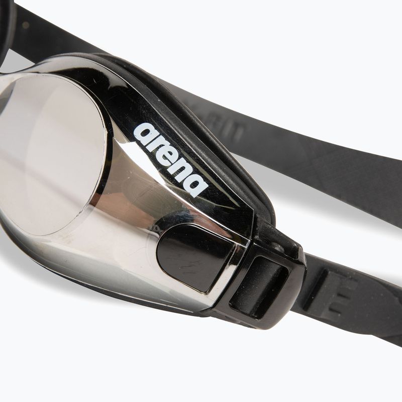 Okulary do pływania arena Zoom X-Fit Mirror silver/black/black 6