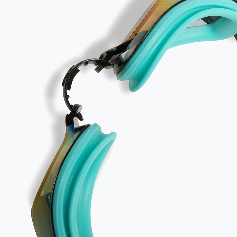 Okulary do pływania arena Zoom X-Fit Mirror turquoise/water/black 6