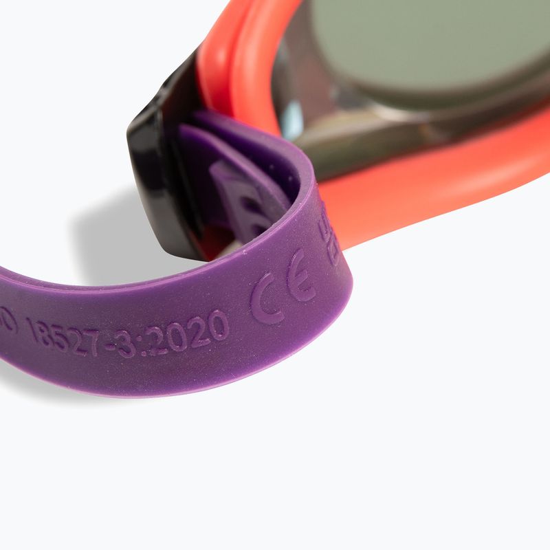 Okulary do pływania arena Zoom X-Fit Mirror copper/bright coral/plum 7