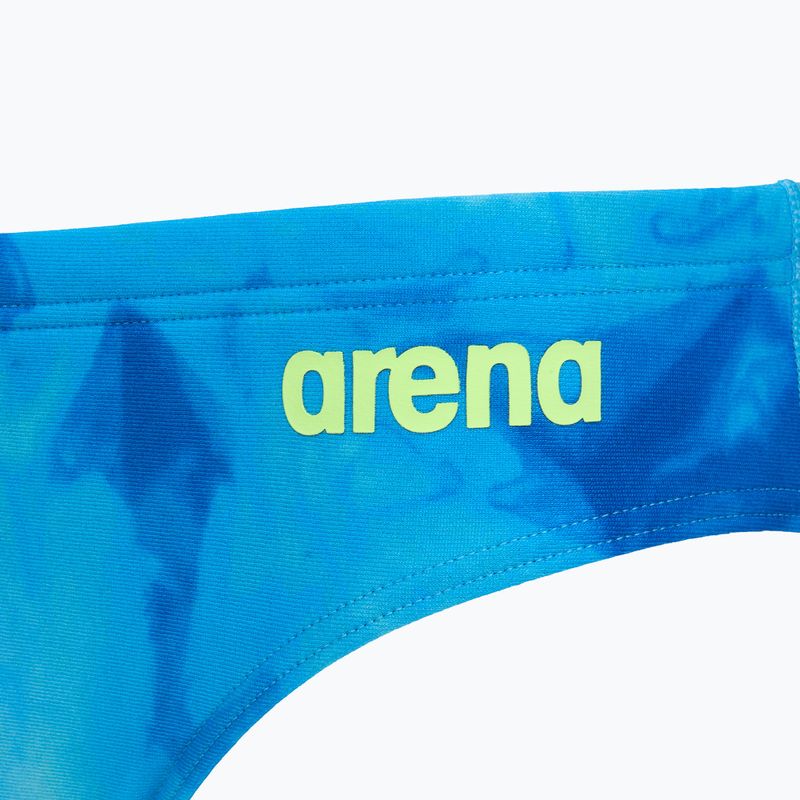 Slipy pływackie męskie arena Tie-Dye Briefs Allover blue multi 3