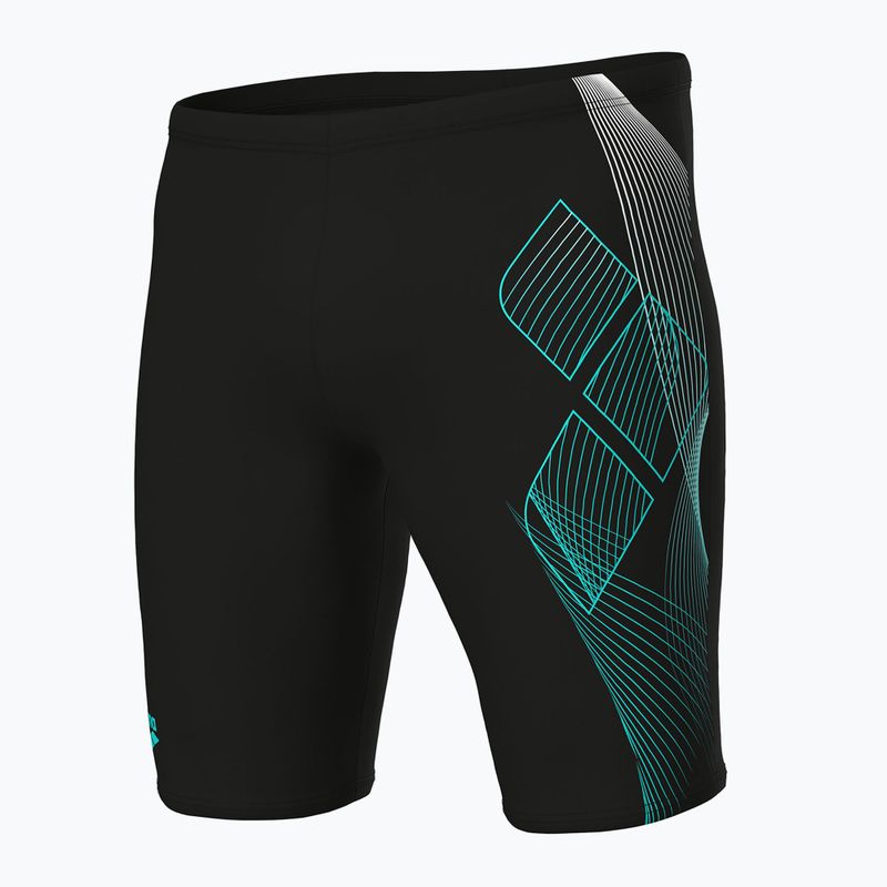 Jammery pływackie męskie arena Sea Water Swim Jammer black/water 3