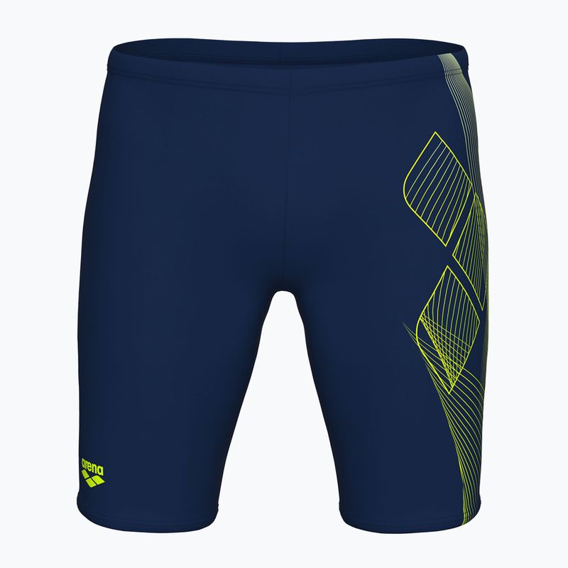 Jammery pływackie męskie arena Sea Water Swim Jammer navy/artic lime