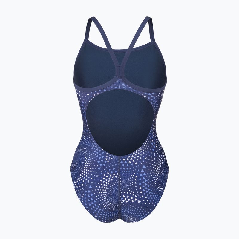 Strój pływacki jednoczęściowy damski arena Fireflow Lightdrop Back navy/team navy 2