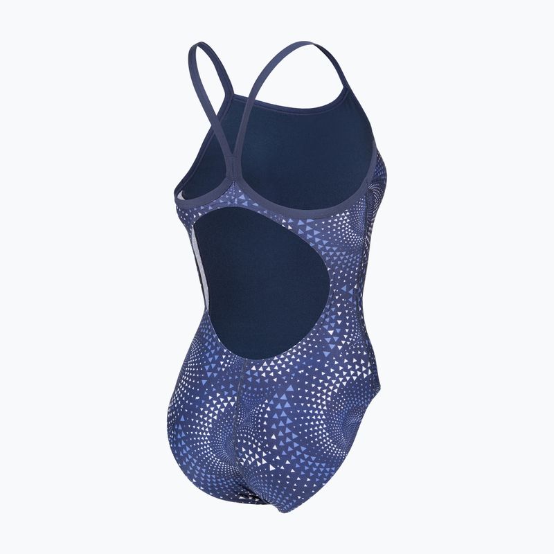 Strój pływacki jednoczęściowy damski arena Fireflow Lightdrop Back navy/team navy 4