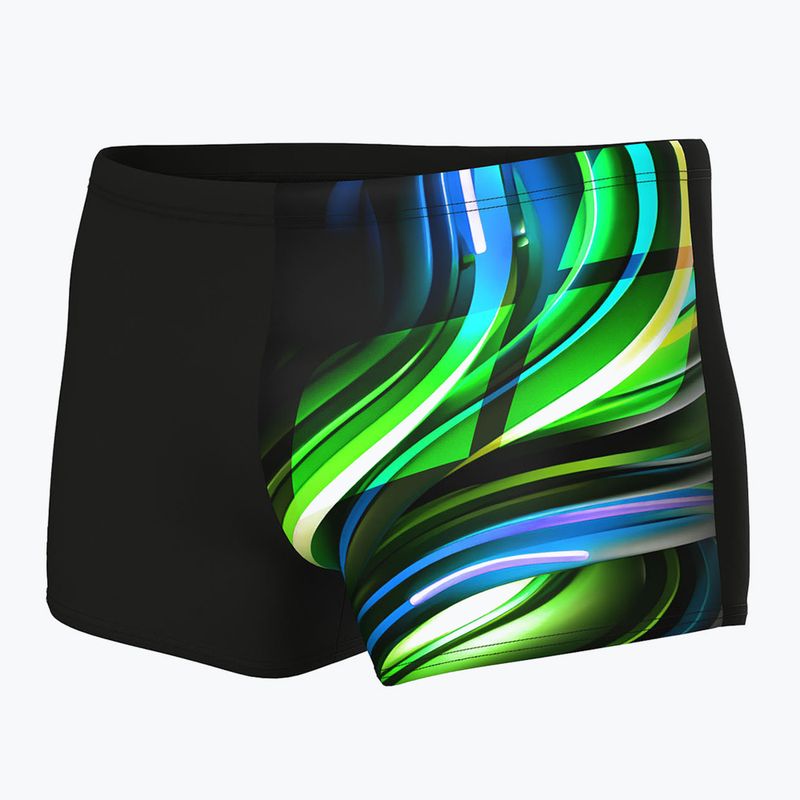 Bokserki pływackie męskie arena Bloom Swim Short multi black/black 3