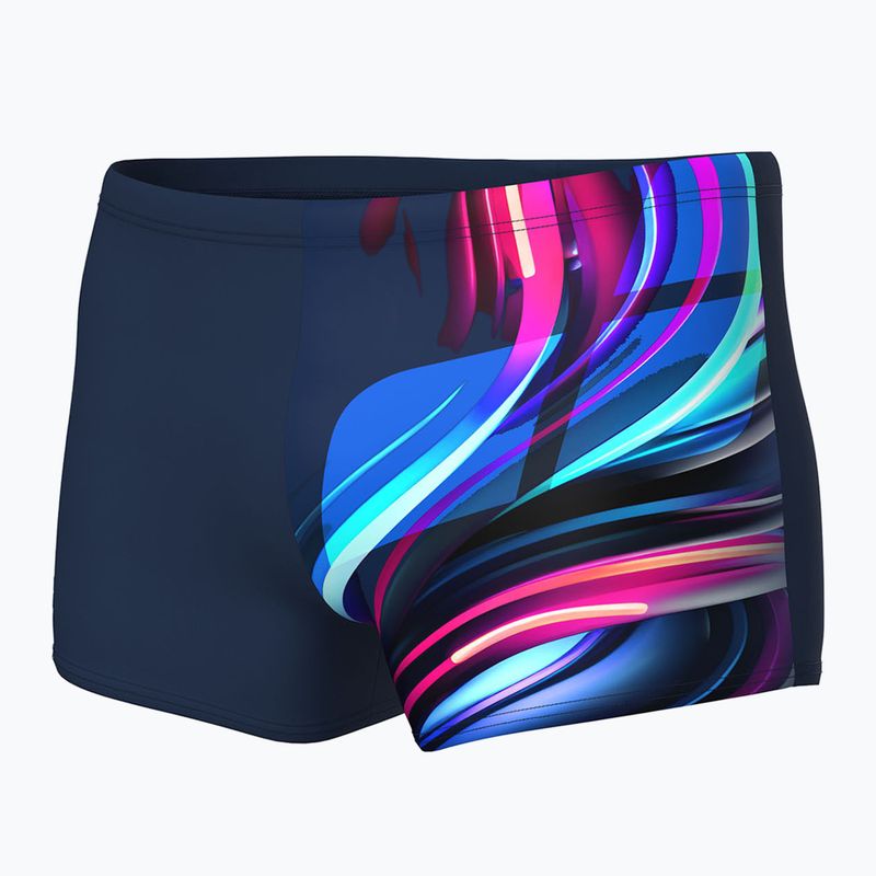 Bokserki pływackie męskie arena Bloom Swim Short multi navy/navy 3