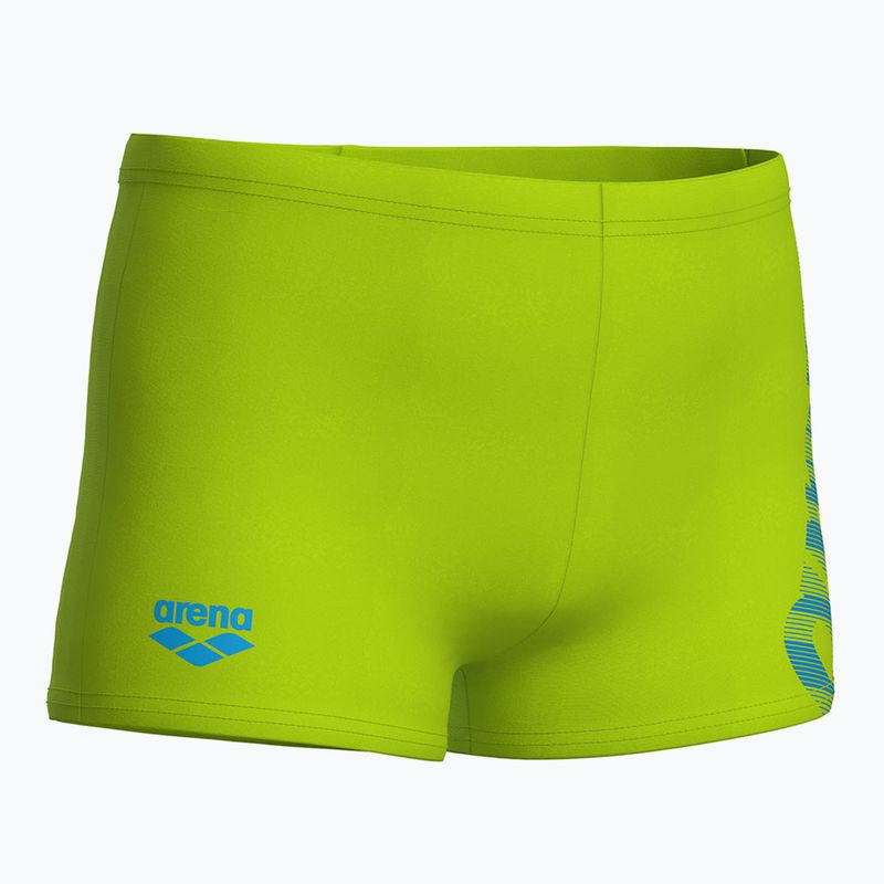 Bokserki pływackie dziecięce arena Graphic Swim Short artic lime 4