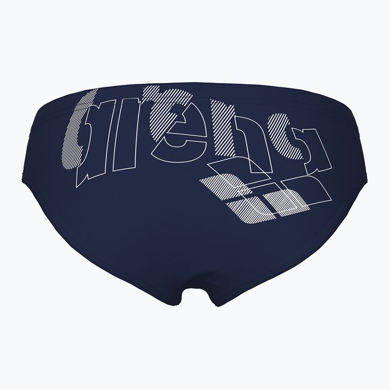 Slipy pływackie dziecięce arena Tales Swim Briefs navy/white 2