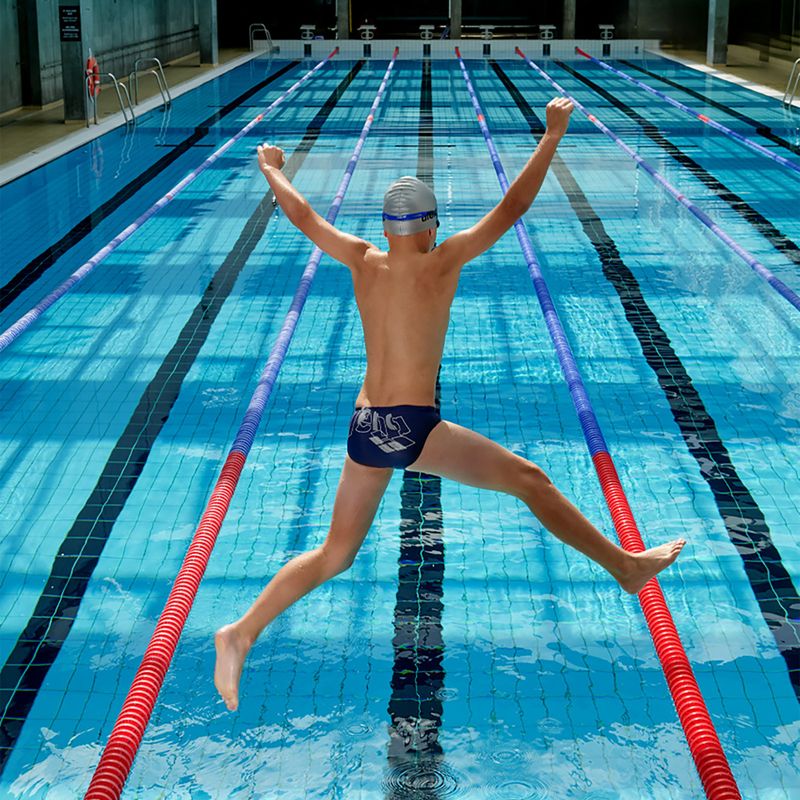 Slipy pływackie dziecięce arena Tales Swim Briefs navy/white 7