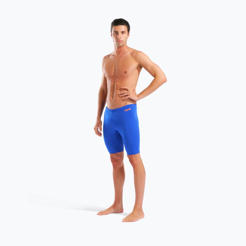 Jammery pływackie męskie arena Team Swim Jammer Solid neon blue/team orange 6