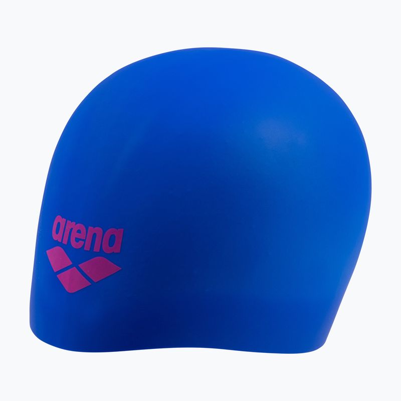 Czepek pływacki arena Long Hair neon blue/shocking pink 2