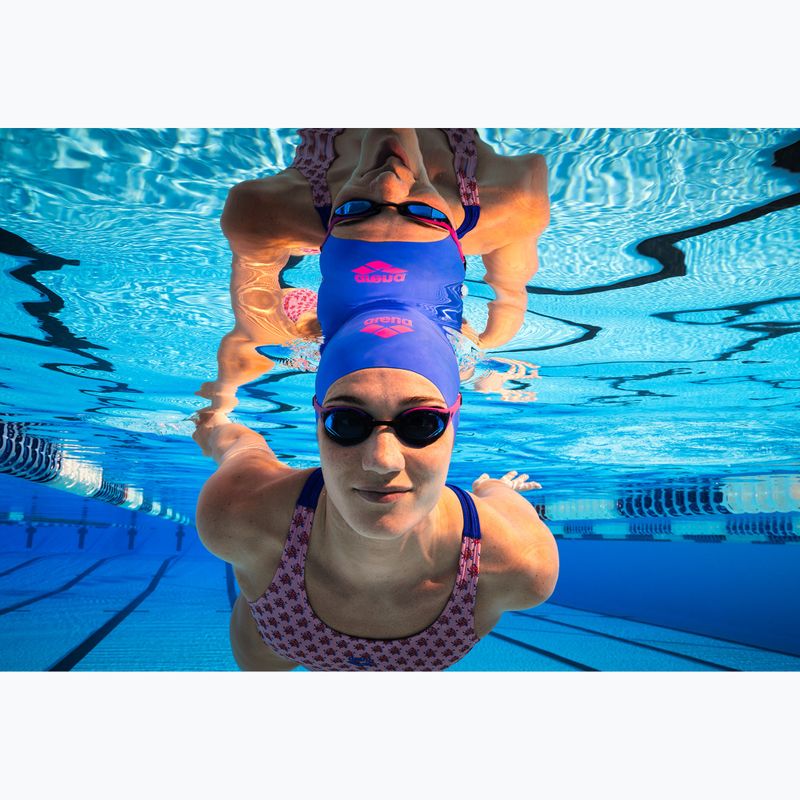 Czepek pływacki arena Big Logo neon blue/shocking pink/yellow star 8