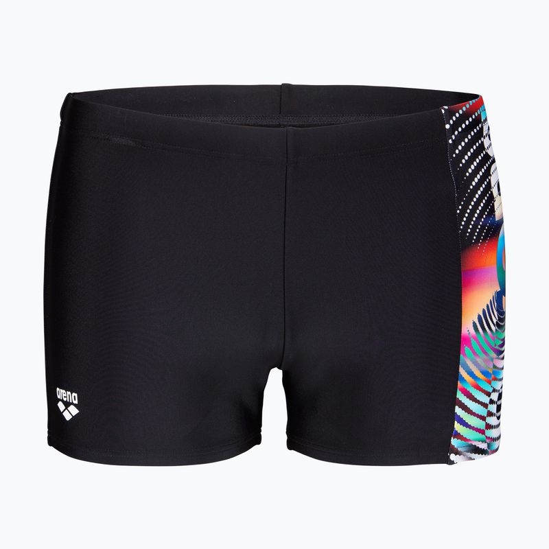 Bokserki pływackie arena Lit Logo Swim Short black/multi