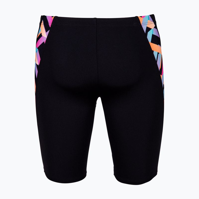 Jammery pływackie męskie arena Texture Swim black/black multi 2