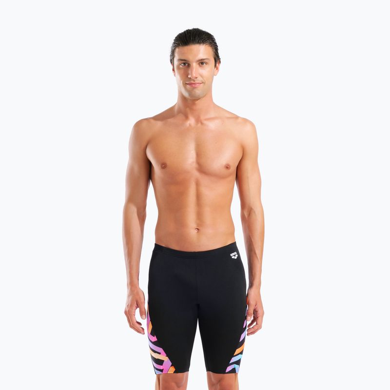 Jammery pływackie męskie arena Texture Swim black/black multi 5