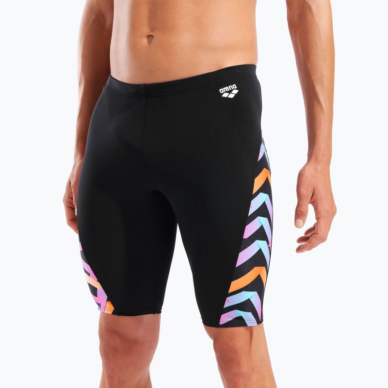 Jammery pływackie męskie arena Texture Swim black/black multi 8