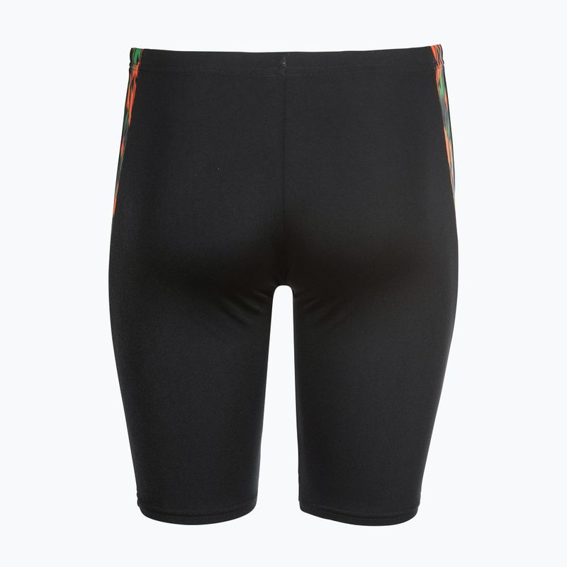 Jammery pływackie dziecięce arena Print Swim black/orange multi 2