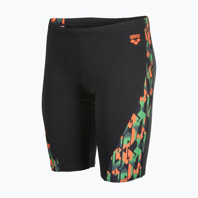 Jammery pływackie dziecięce arena Print Swim black/orange multi 3