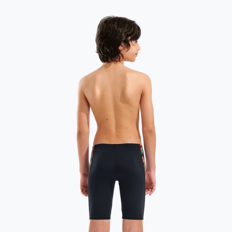 Jammery pływackie dziecięce arena Print Swim black/orange multi 7