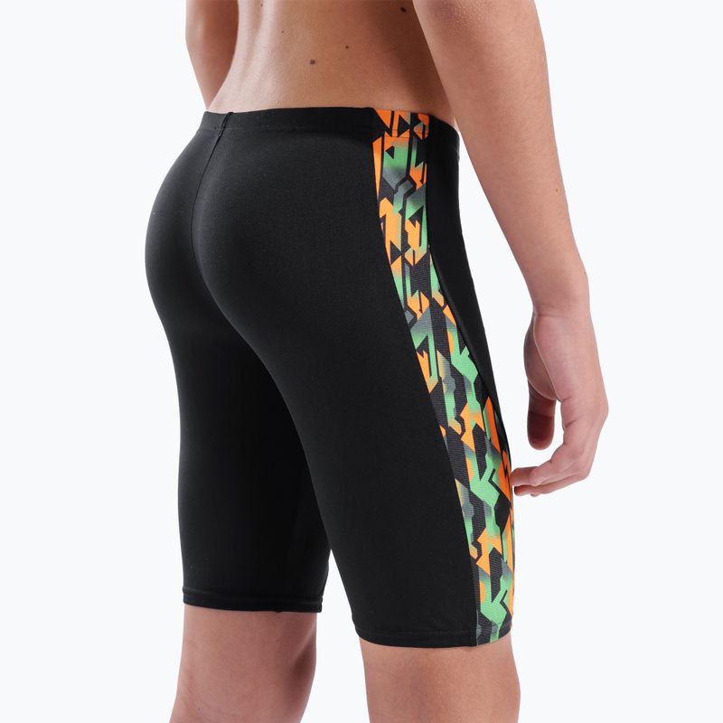 Jammery pływackie dziecięce arena Print Swim black/orange multi 9