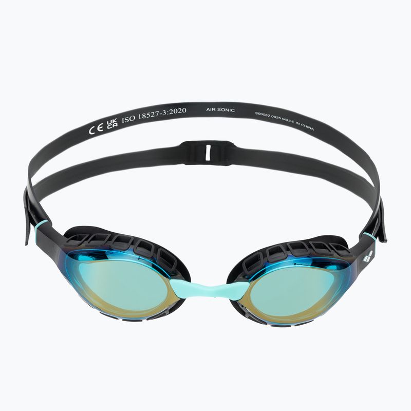 Okulary do pływania arena Air Sonic Mirror aqua/black 2