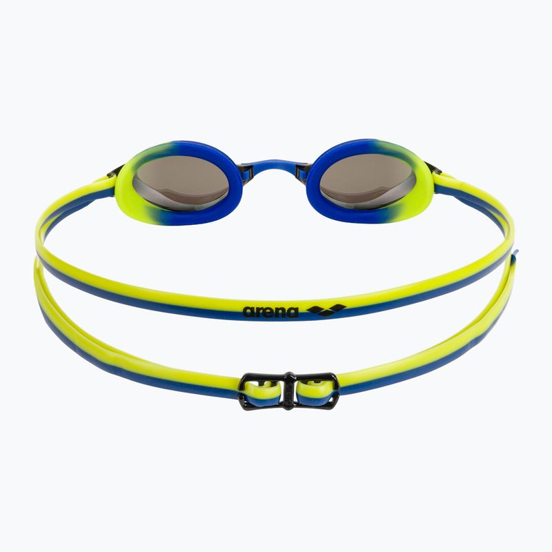 Okulary do pływania dziecięce arena Python Mirror Jr blue/blue/lime 4