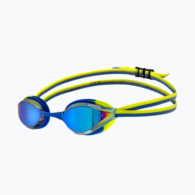 Okulary do pływania dziecięce arena Python Mirror Jr blue/blue/lime 5