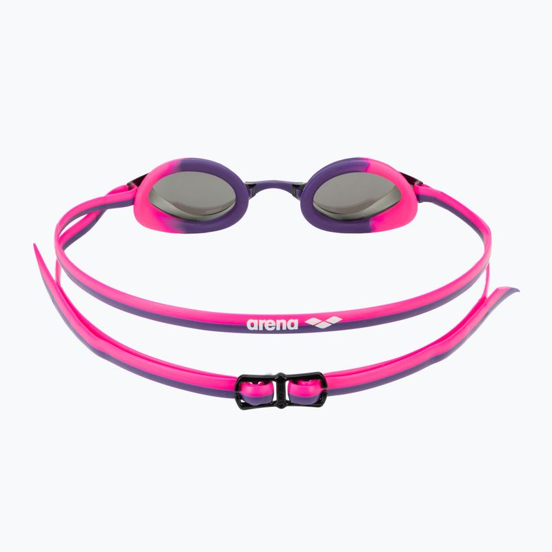 Okulary do pływania dziecięce arena Python Mirror Jr silver/shocking pink/plum 4
