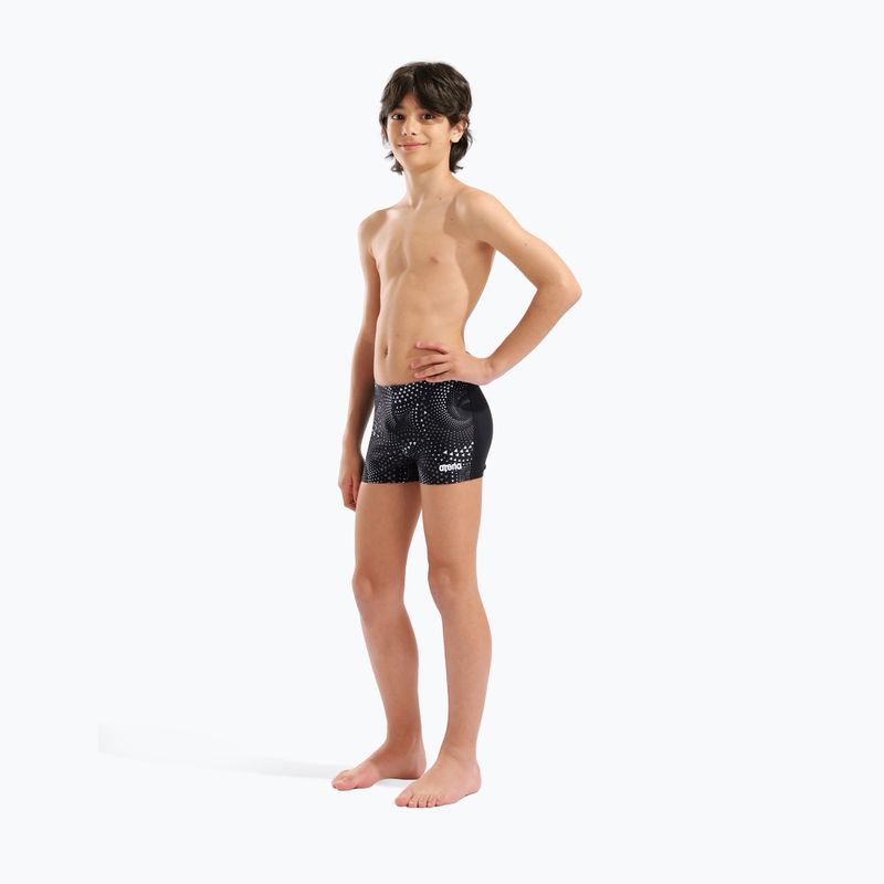 bokserki pływackie dziecięce arena Fireflow Swim Short black/team black 6