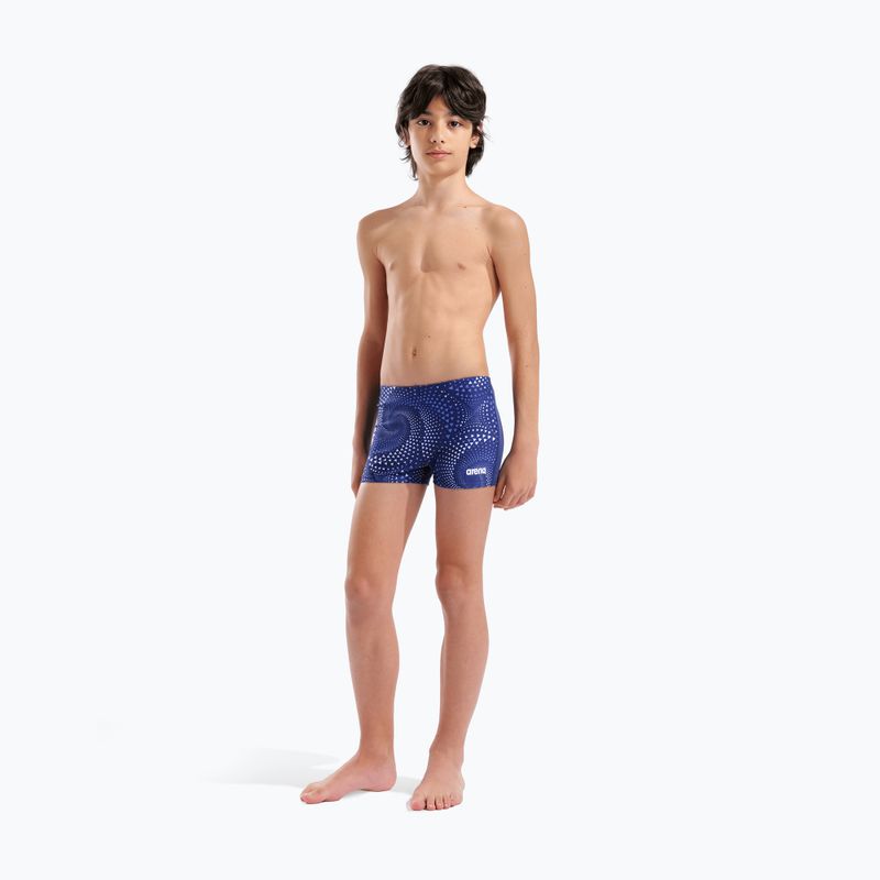 bokserki pływackie dziecięce arena Fireflow Swim Short navy/team navy 6