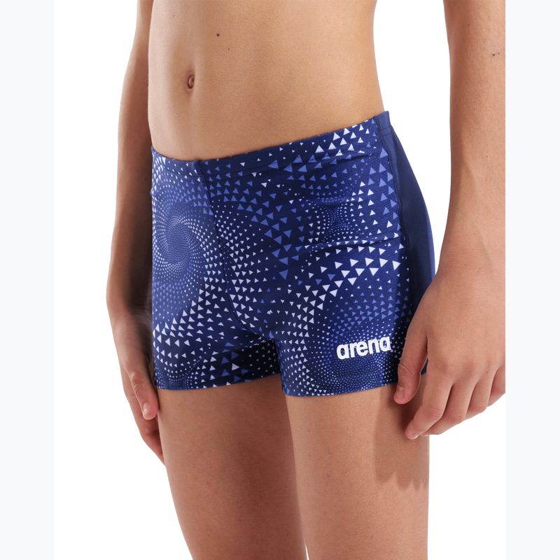 bokserki pływackie dziecięce arena Fireflow Swim Short navy/team navy 8