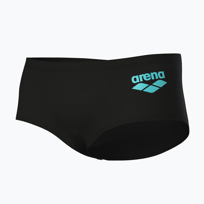 Bokserki pływackie męskie arena One Low Waist Short Big Logo black/black 3
