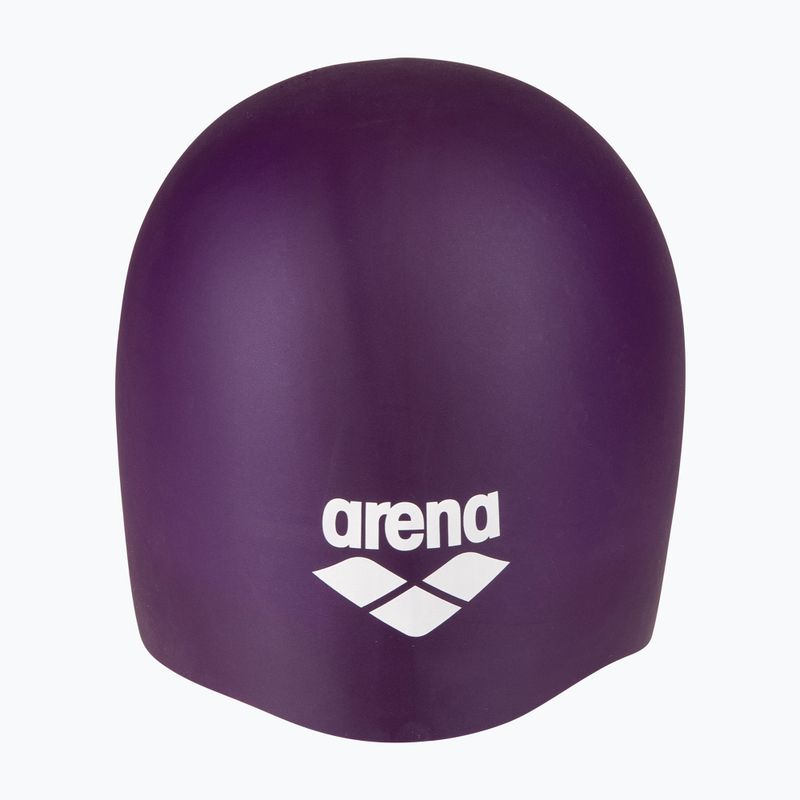 Czepek pływacki arena Long Hair plum/white 3